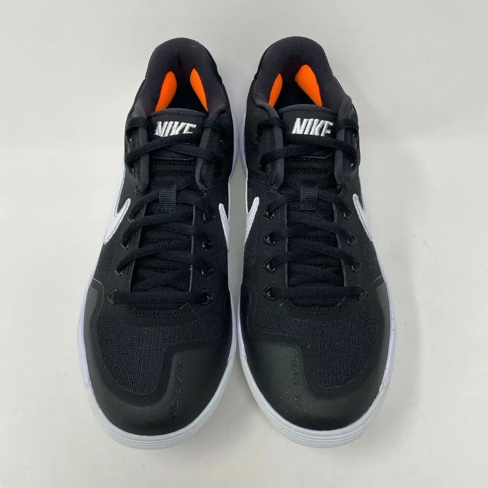 Nike‎ Alpha Huarache Elite 2 Low Baseball Cleats Men's size 7 Black White